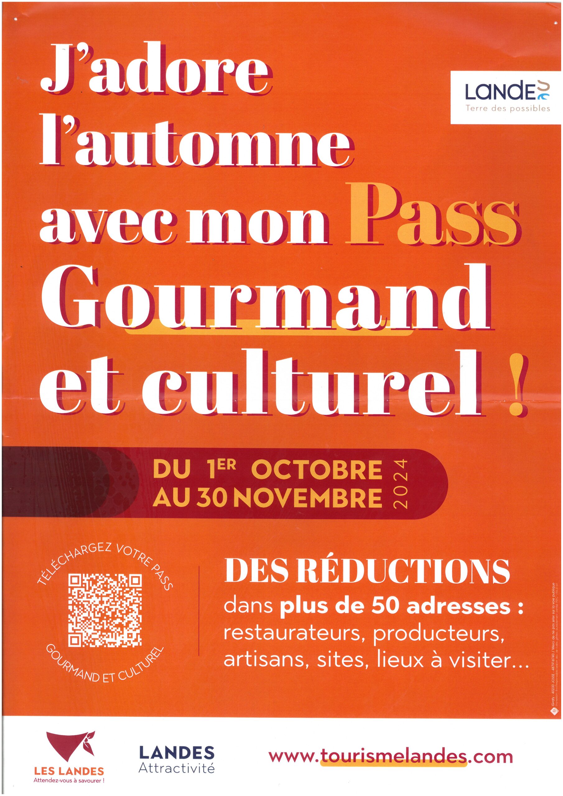 J’adore l’automne avec mon Pass Gourmand et Culturel !