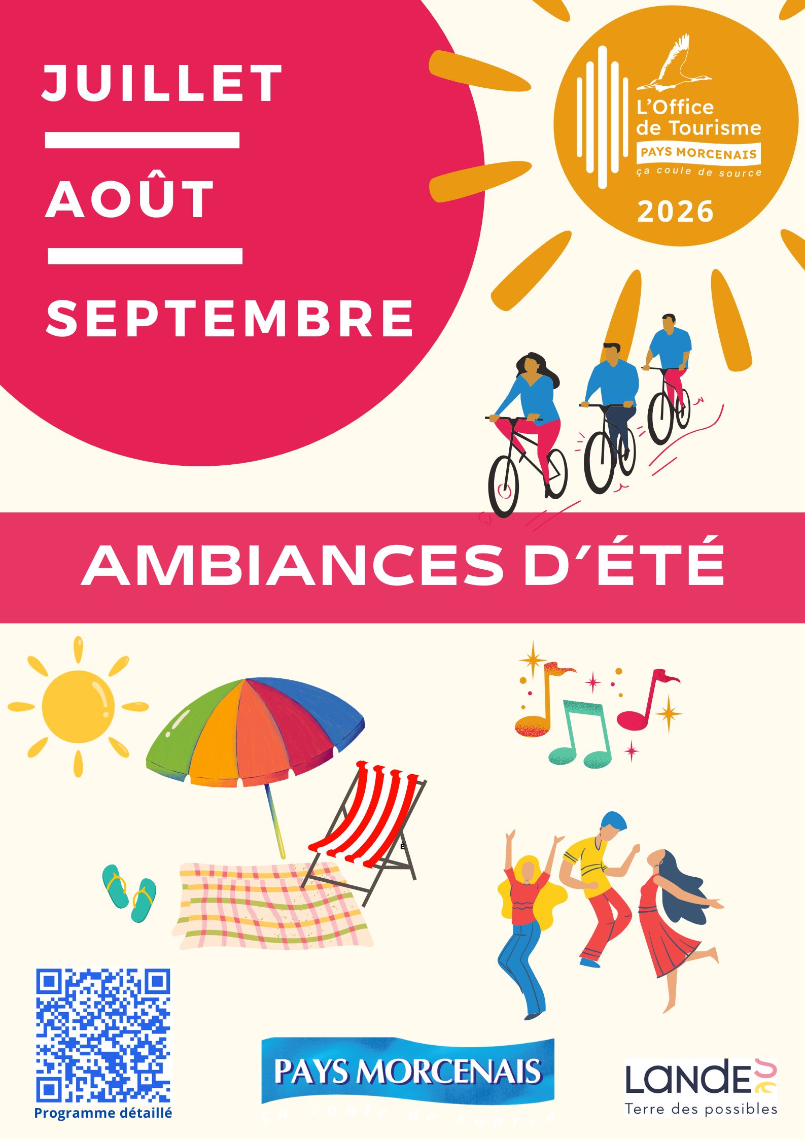 L&rsquo;été 2026 en Pays Morcenais, tout un programme !