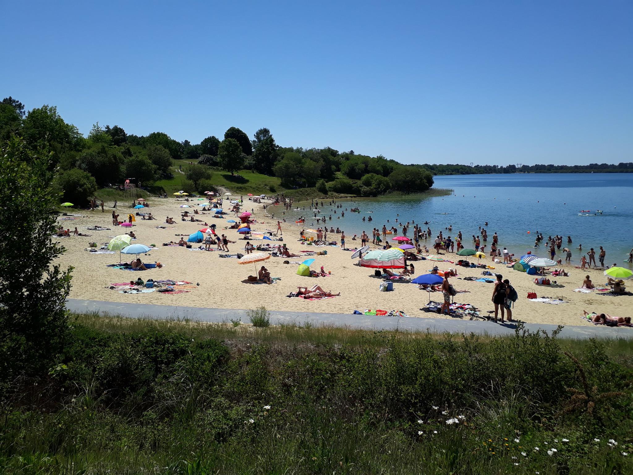 Plage du lac d&rsquo;Arjuzanx